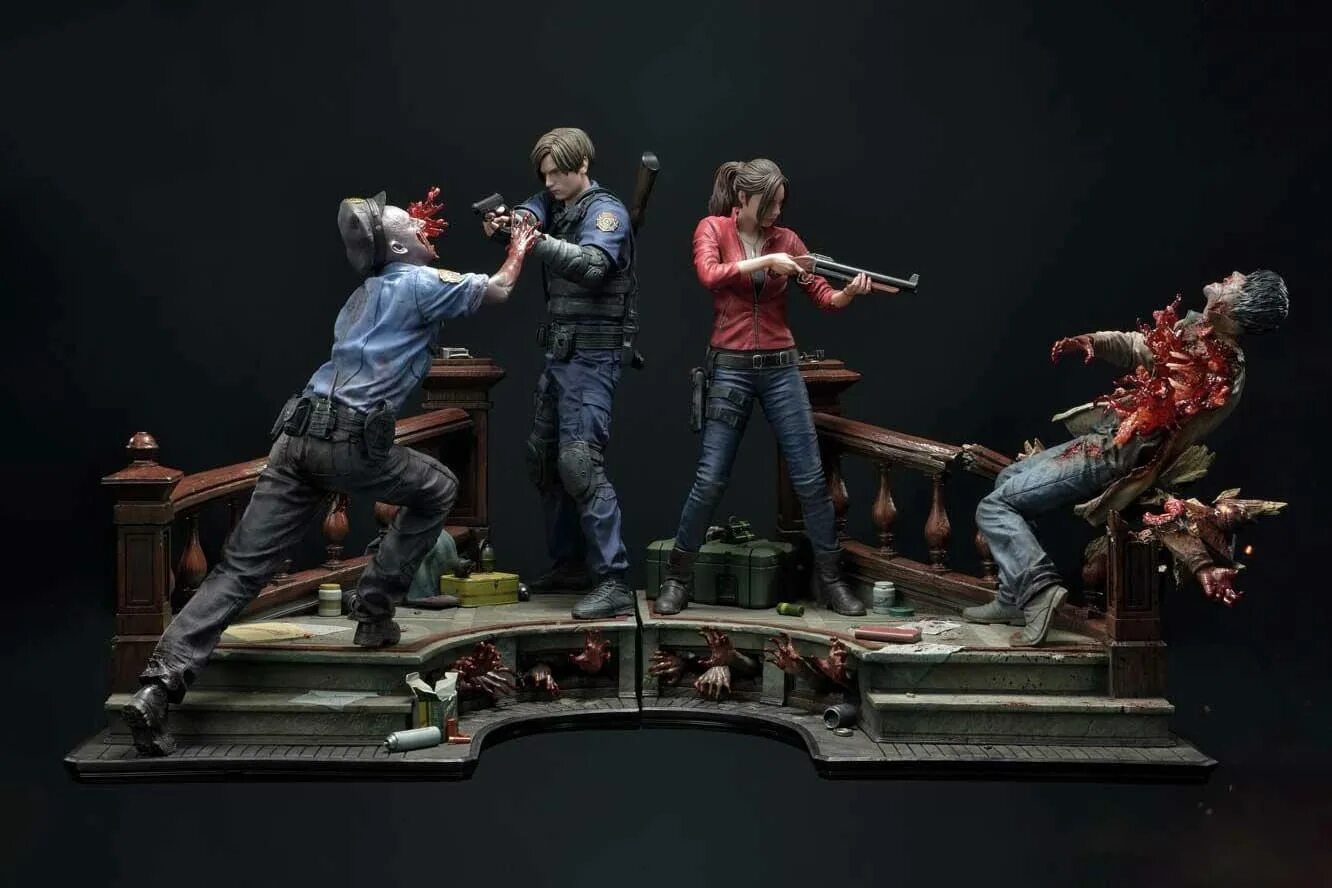 Статуя девы resident evil. Resident evil 2 remake фигурки. resident evil 2 фигурка клэр.