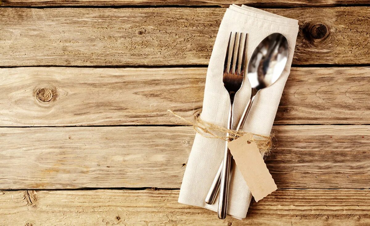 Fork on the table