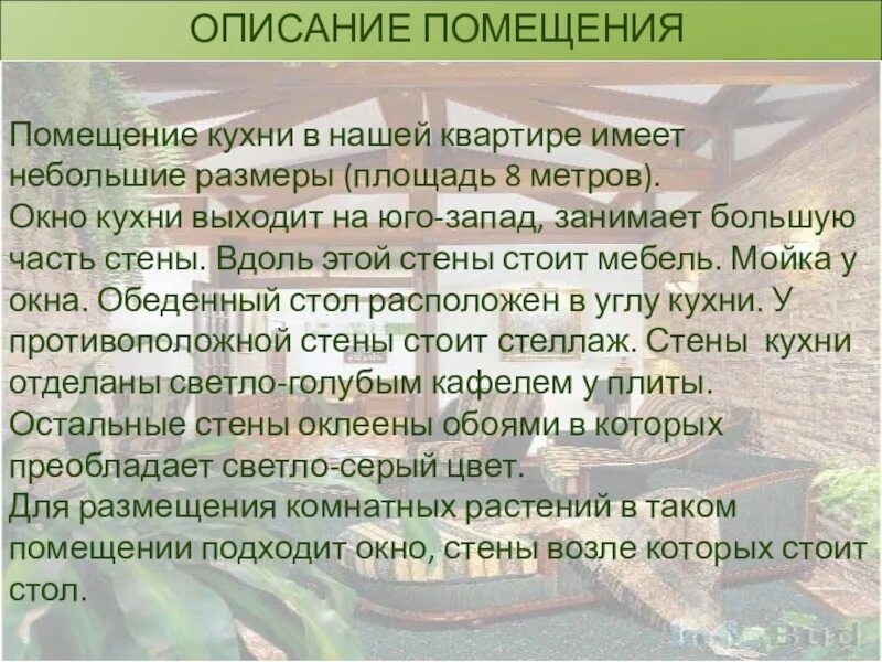 Русский язык описание комнаты. Описание помещения. Сочинение описание помещения. Художественное описание помещения. План сочинения описания помещения.