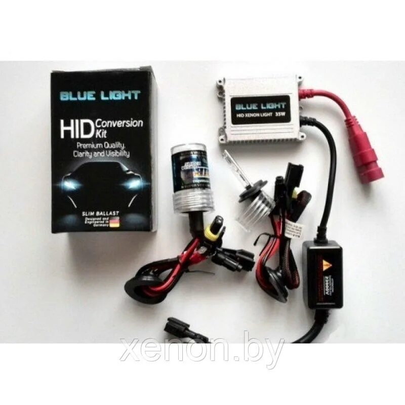 Н4 ксенон комплект. Комплект ксенона h4 с линзой. Blue Light ксенон. Bluelight h27 5000k DC 35w.