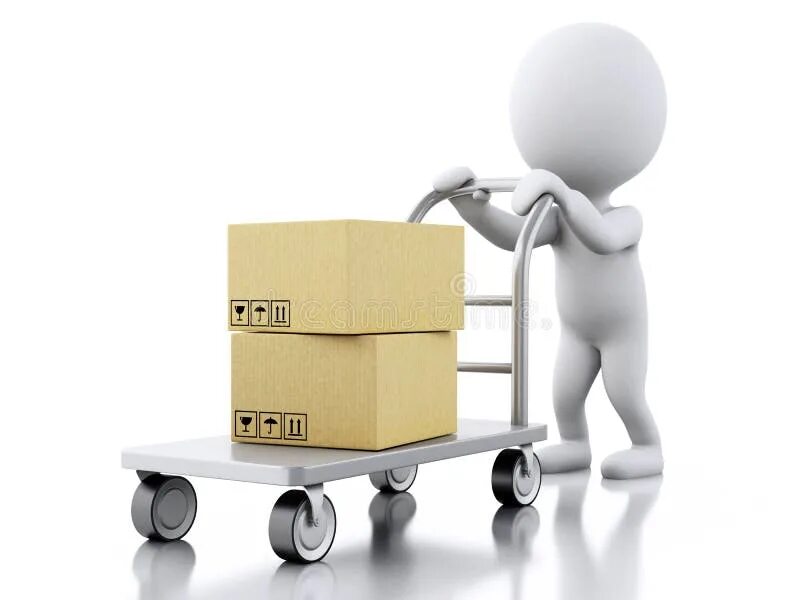 Склад временного хранения (свх). Идти без груза. Человек тащит. Вокзал и его службы. Тащит тележку.