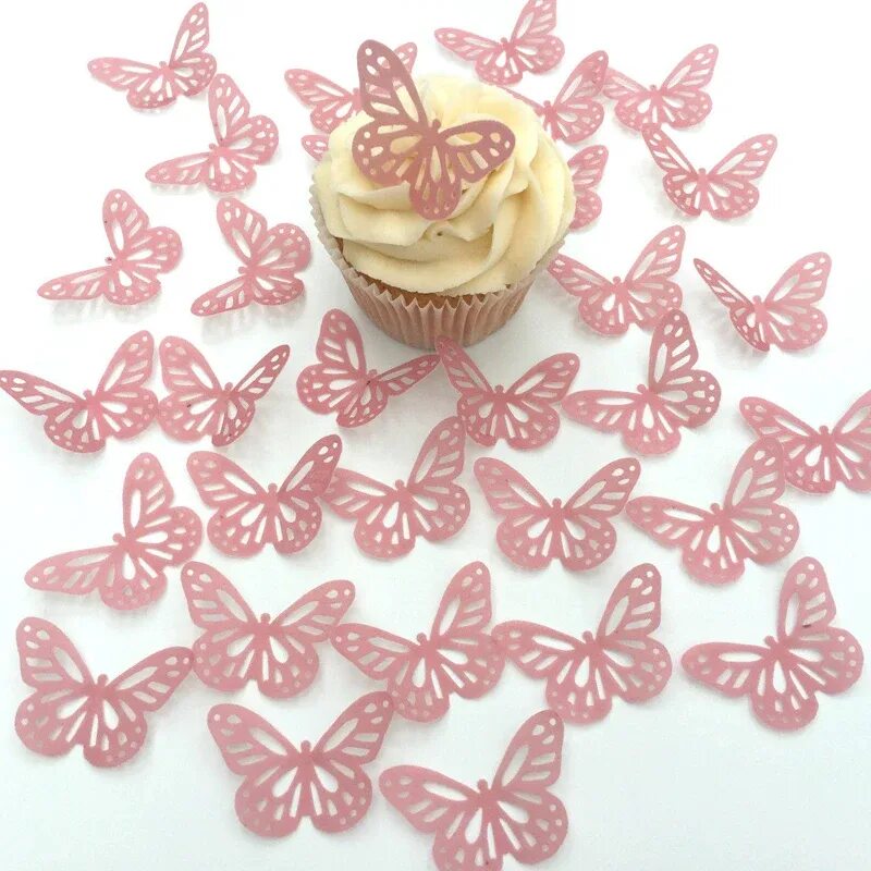 Вафельные бабочки для торта купить. Вафельные бабочки. Торт с вафельными бабочками. Бабочки на вафле розовые. Бабочки кондитерские для торта съедобные.