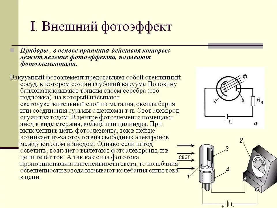 Фотоэффектом называют явление. Компактный фотоэлемент 220. Схема включения фотоэлемента с внешним фотоэффектом. Фотоэлементы с внешним фотоэффектом при. Приборы. Фотоэффект вакуумный фотоэлемент.