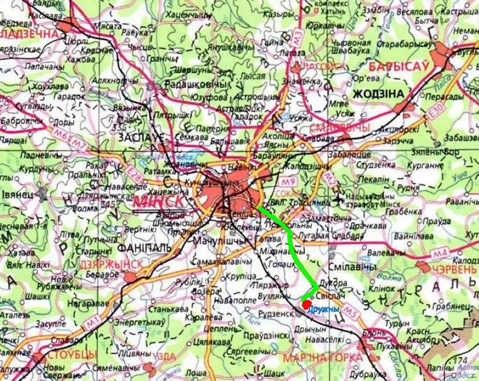 Минская обл карта. Карта Минского района Минской области с деревнями. Карта Белоруссии Минский район. Пуховичский район Минской области на карте. Карта автомобильных дорог Минской области.