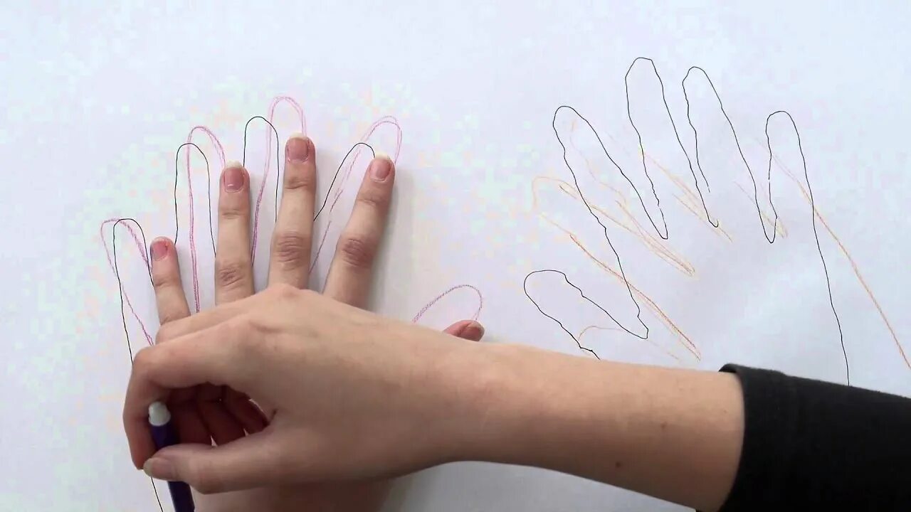 Ладошки для раскрашивания. Hand tracing. Hand outline. Hand tracing. Hand tracing.