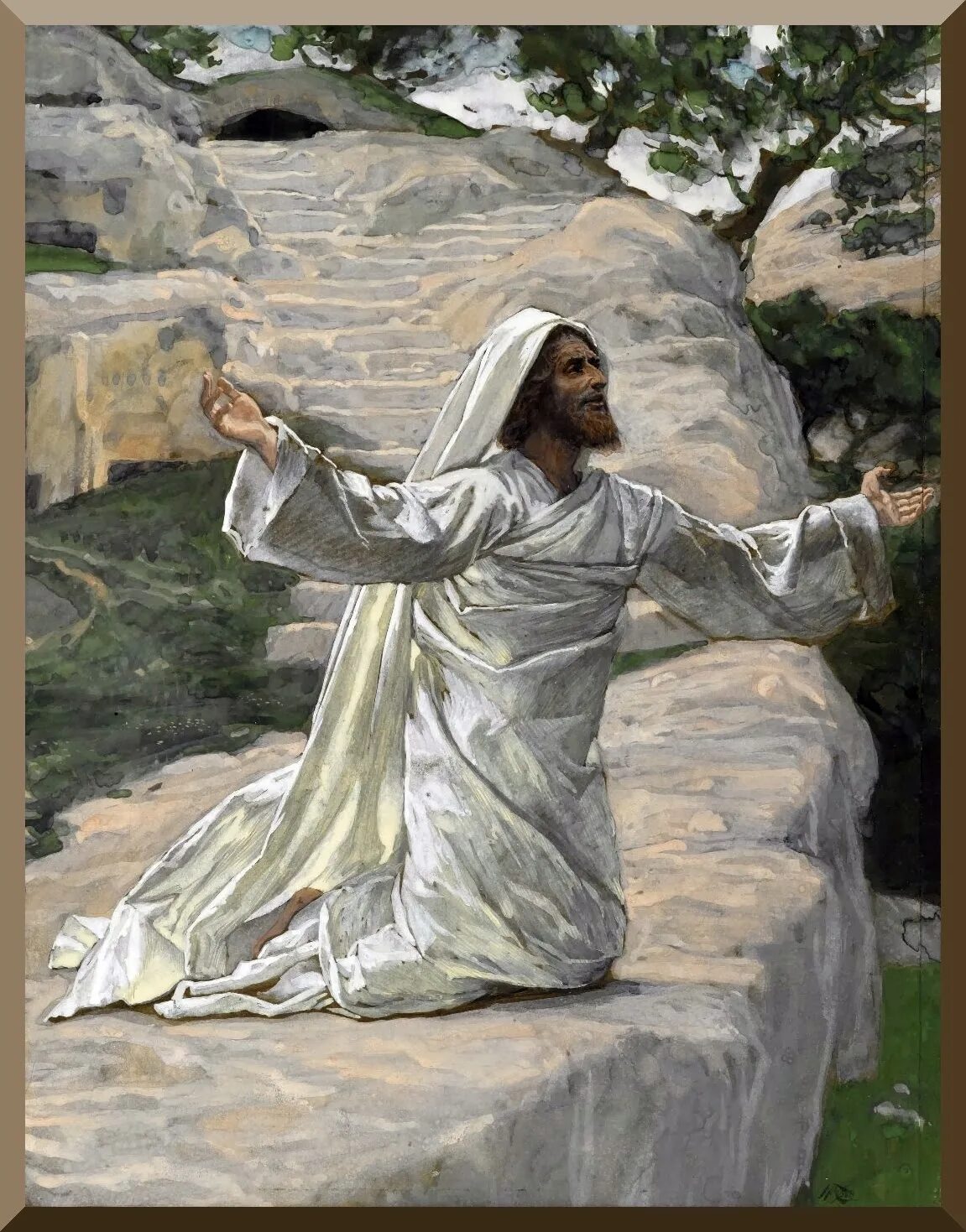 Время жизни иисуса. «Христос в Гефсиманском саду» (1901 г.).