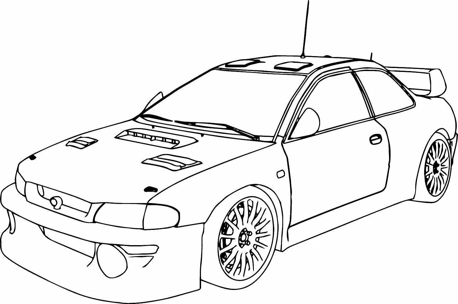 Subaru WRX STI раскраска. Раскраска Субару Импреза. Раскраска Subaru Impreza WRX STI. Субару WRX STI раскраска. Раскраски про машинки