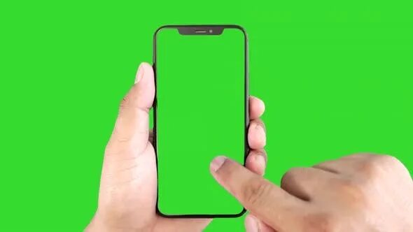 рука нажимает на экран.