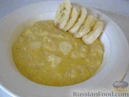 Каша с кукурузной крупы на молоке