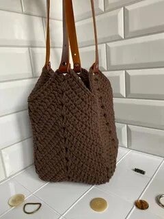 Сумка из хлопкового шнура