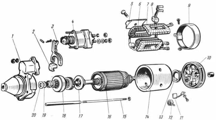 Сборка стартера ваз. Схема сборки стартера ВАЗ 2112. Сборка стартера на УАЗ 469. Схема сборки стартера ВАЗ 2101. Схема сборки стартера ВАЗ 2110.