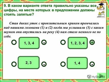Примеры правильных точек
