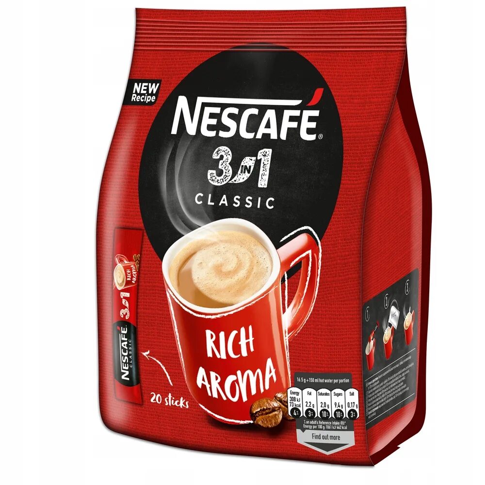 Нескафе классик 3 в 1
