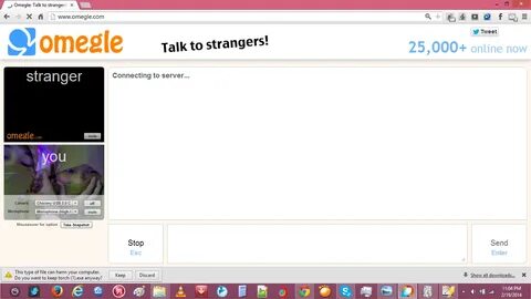 Talk to strangers website.