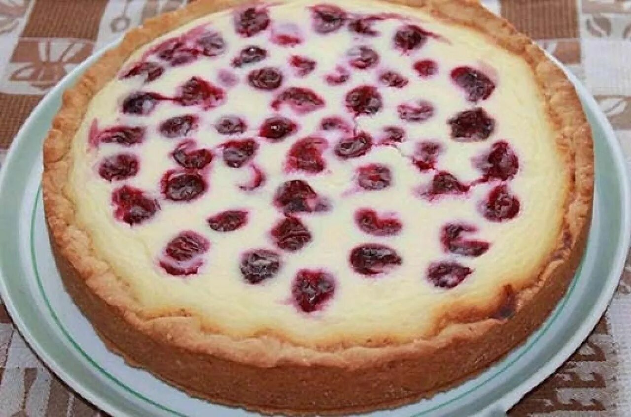 Сметана вишня рецепт