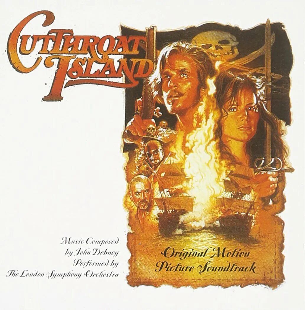 Ost island. Cutthroat Island 1995. Остров головорезов Морган. Обложка альбома Cutthroat.