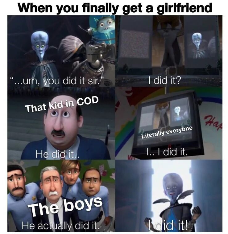 He is done it