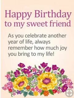 Happy birthday friend wishes