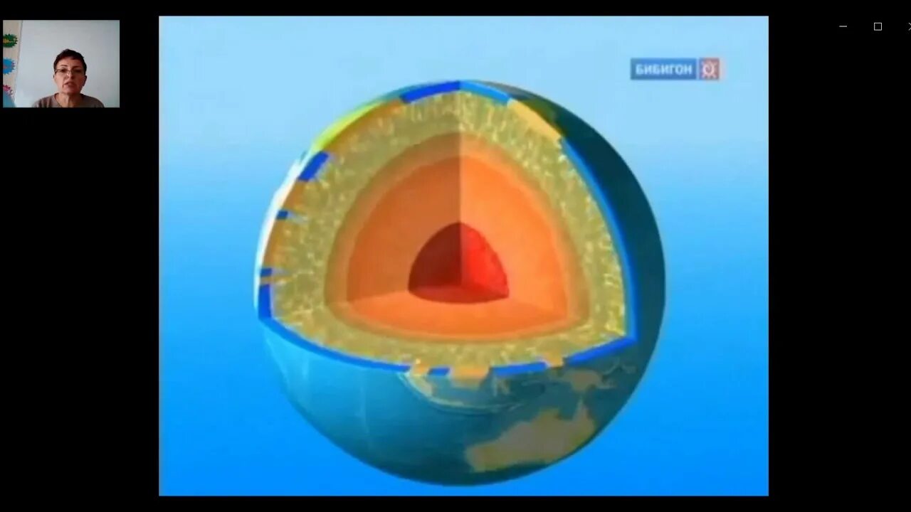 Строение земли из пластилина