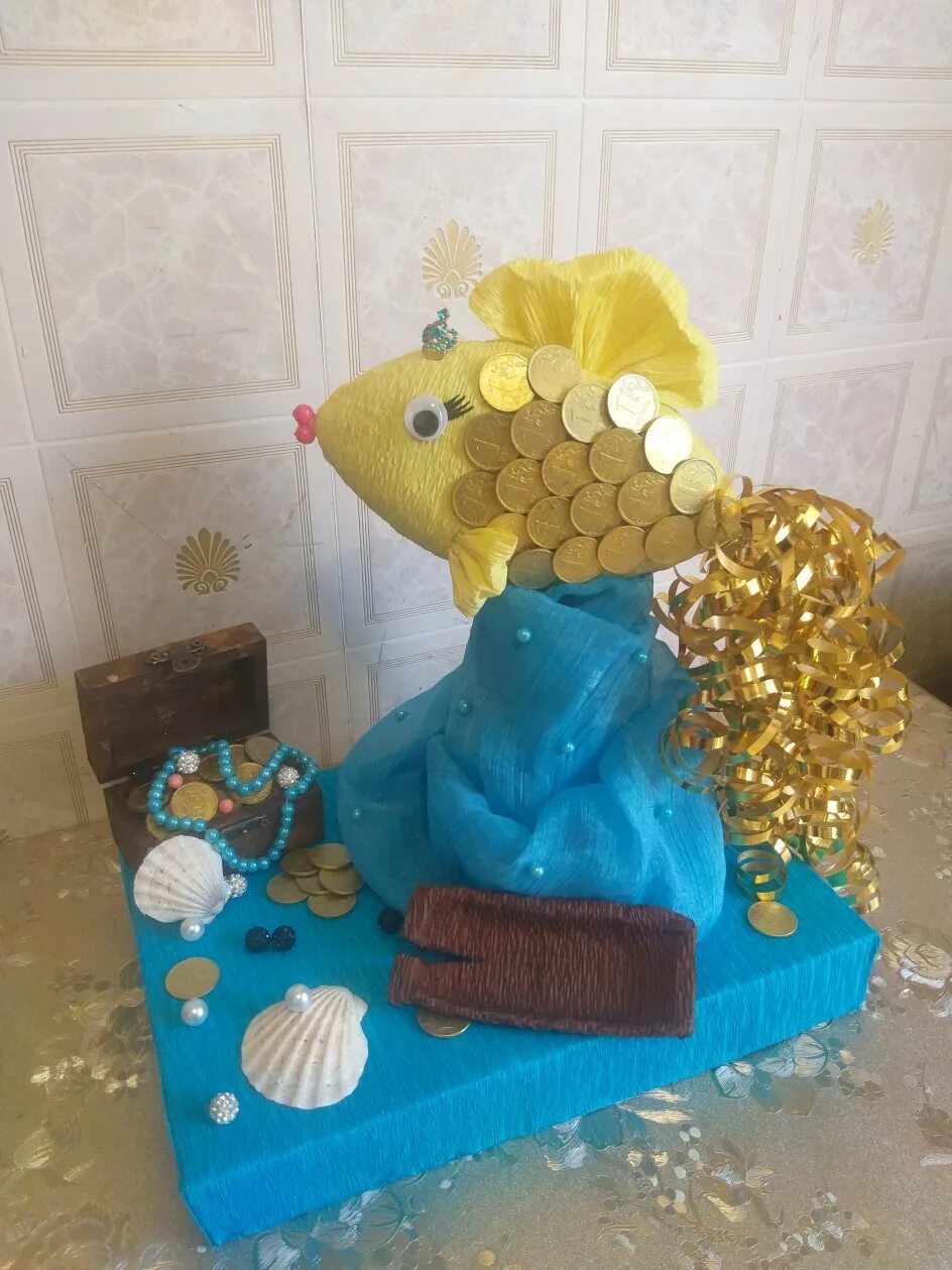 Поделка Золотая рыбка