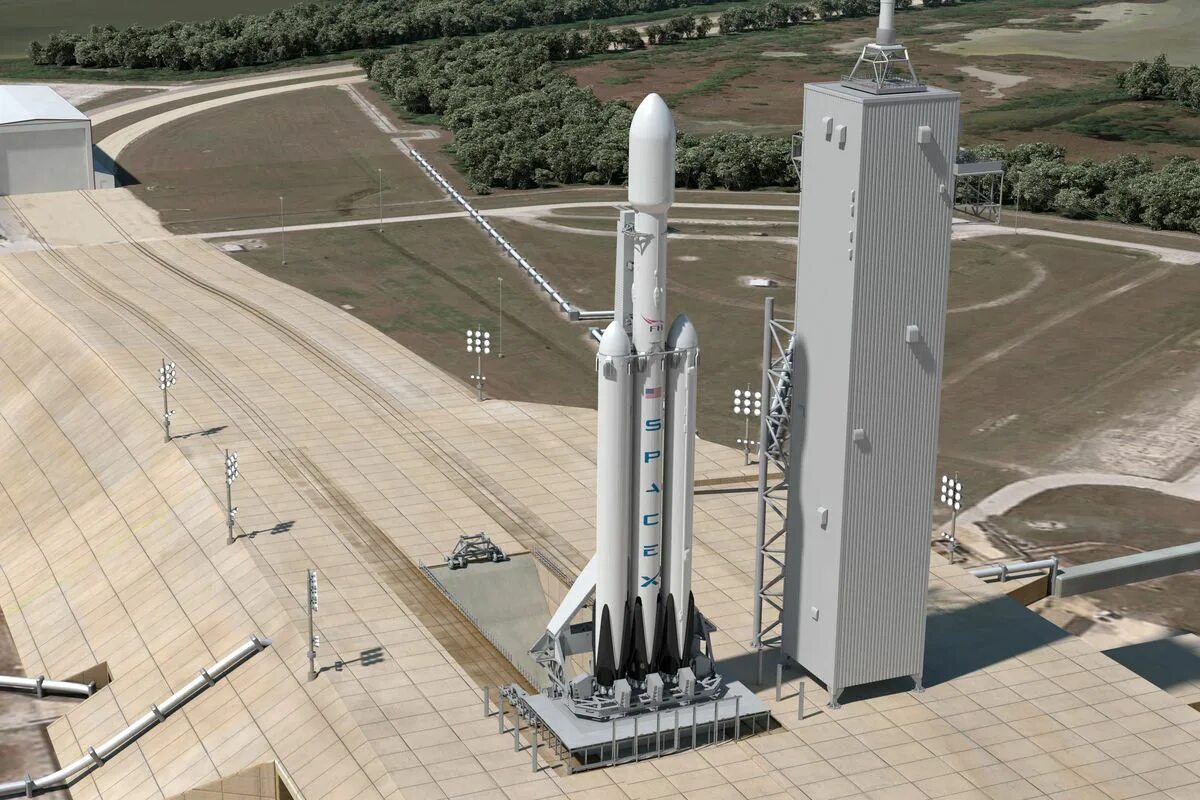 Falcon 9 Heavy. Сверхтяжёлая ракета Falcon Heavy. Фалькон хэви ракета.
