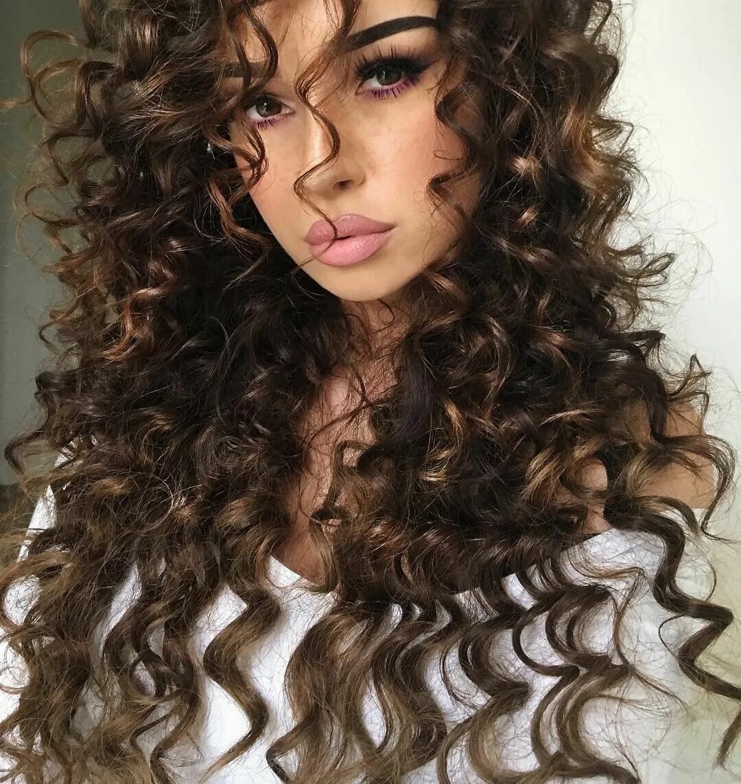 Long curl. Катя Василенко кудри.
