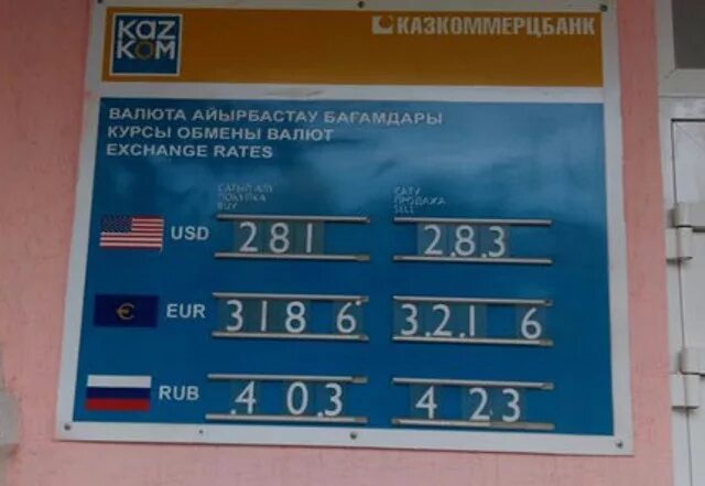 Усть каменогорск казахстан курс рубля