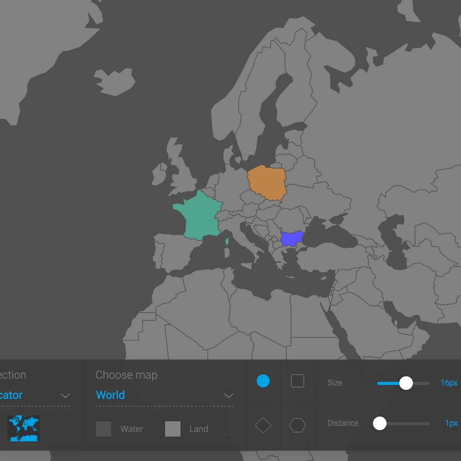 Generate map