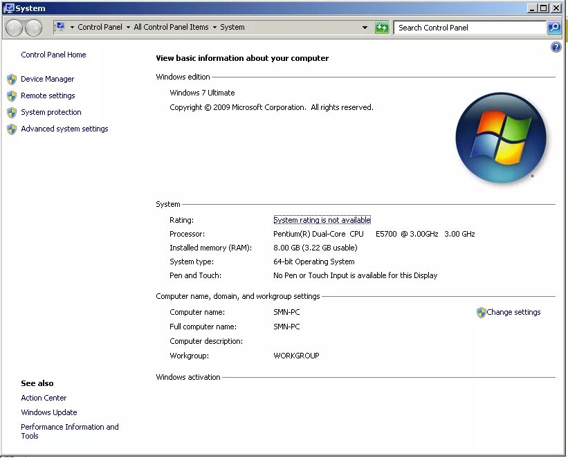 Windows 32 битные версии. Компьютер workgroup. windows server 2008 r2 sp1 x64. windows home server 2011. компьютер виндовс 2008.