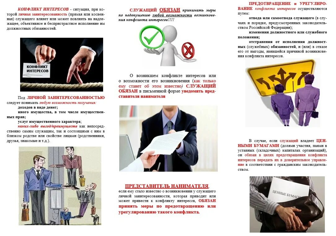 Предотвращение и урегулирование конфликтов по коррупции