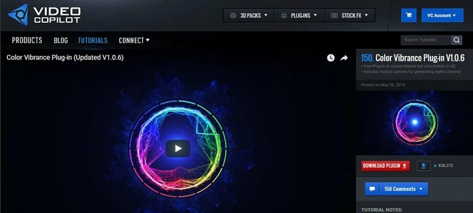 Vibrance after Effects. Color vibrance Video copilot. Plugin after Effects videocopilot. AE VC Color vibrance.