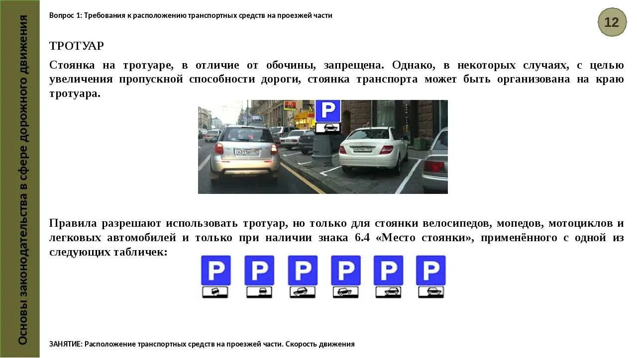 12.2 ПДД стоянка на тротуаре. Стоянки транспортных средств на проезжей части. Расположение транспортных средств на проезжей части. Правила парковки ПДД.