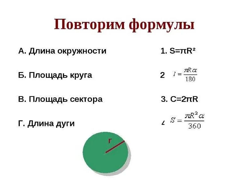 Радиус определение 6 класс