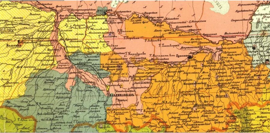 Где находится осетия на карте россии показать. Географическая карта Северной Осетии. Северная Осетия политическая карта. Этнографическая крата Северног окавказа. Северная Осетия на карте с границами.