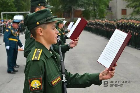 Присяга в казанском танковом училище