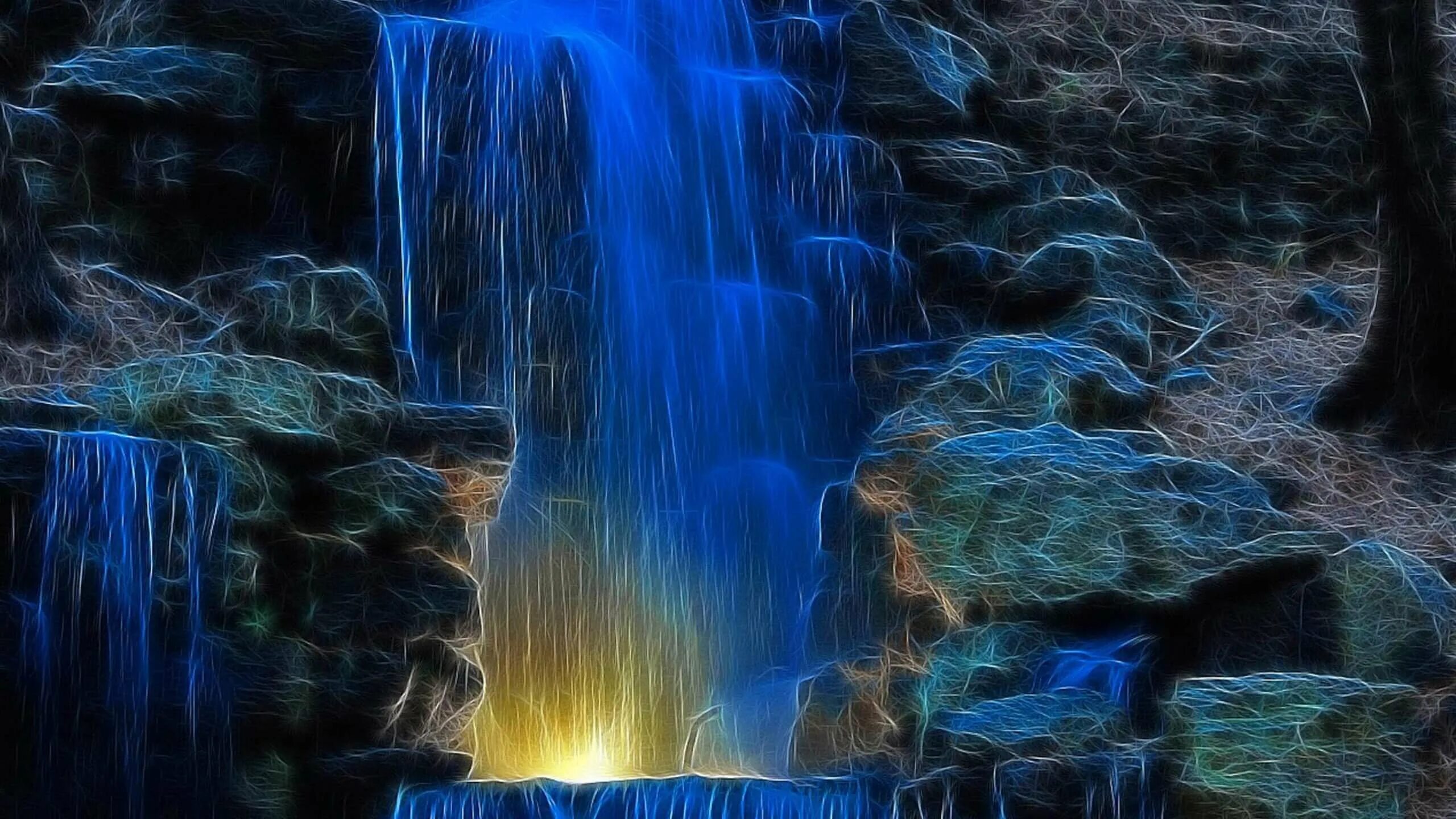 Живые картинки. Голубой водопад. Красивые картинки. Подсветка водопада. Водопады мерцающие.
