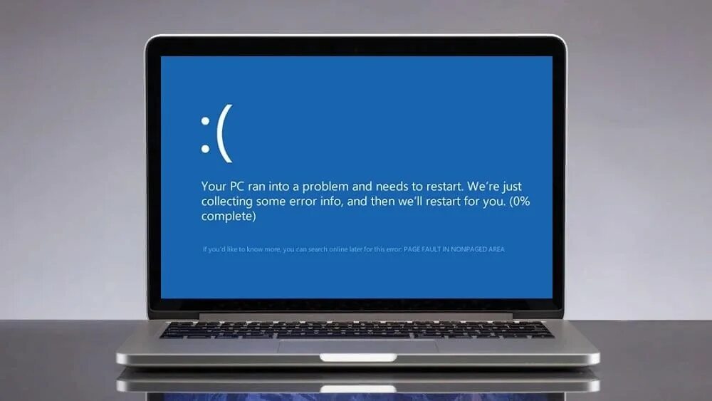 Page Fault синий экран. Page Fault in NONPAGED area Windows. Синий экран Page Fault in NONPAGED area Windows 10. Экран смерти Page_Fault_in_NONPAGED_area.