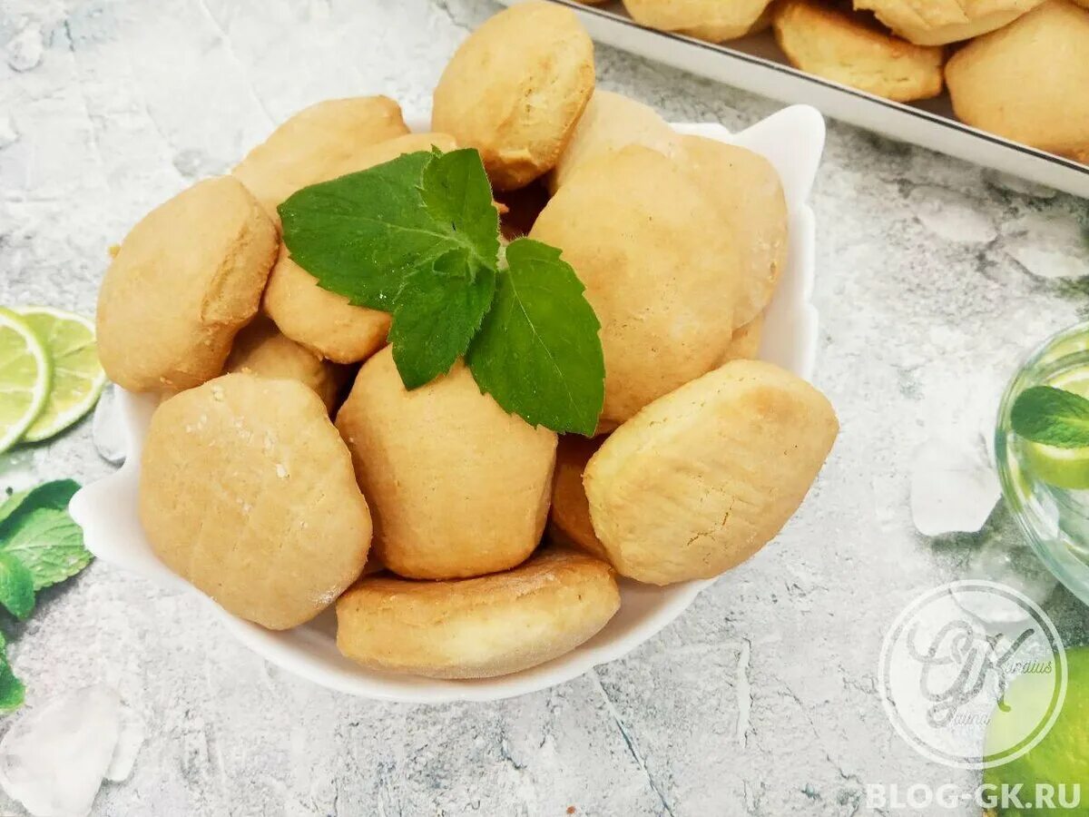 Рассыпчатое песочное домашнее печенье с крахмалом, вкусно и просто Кулинарный бл