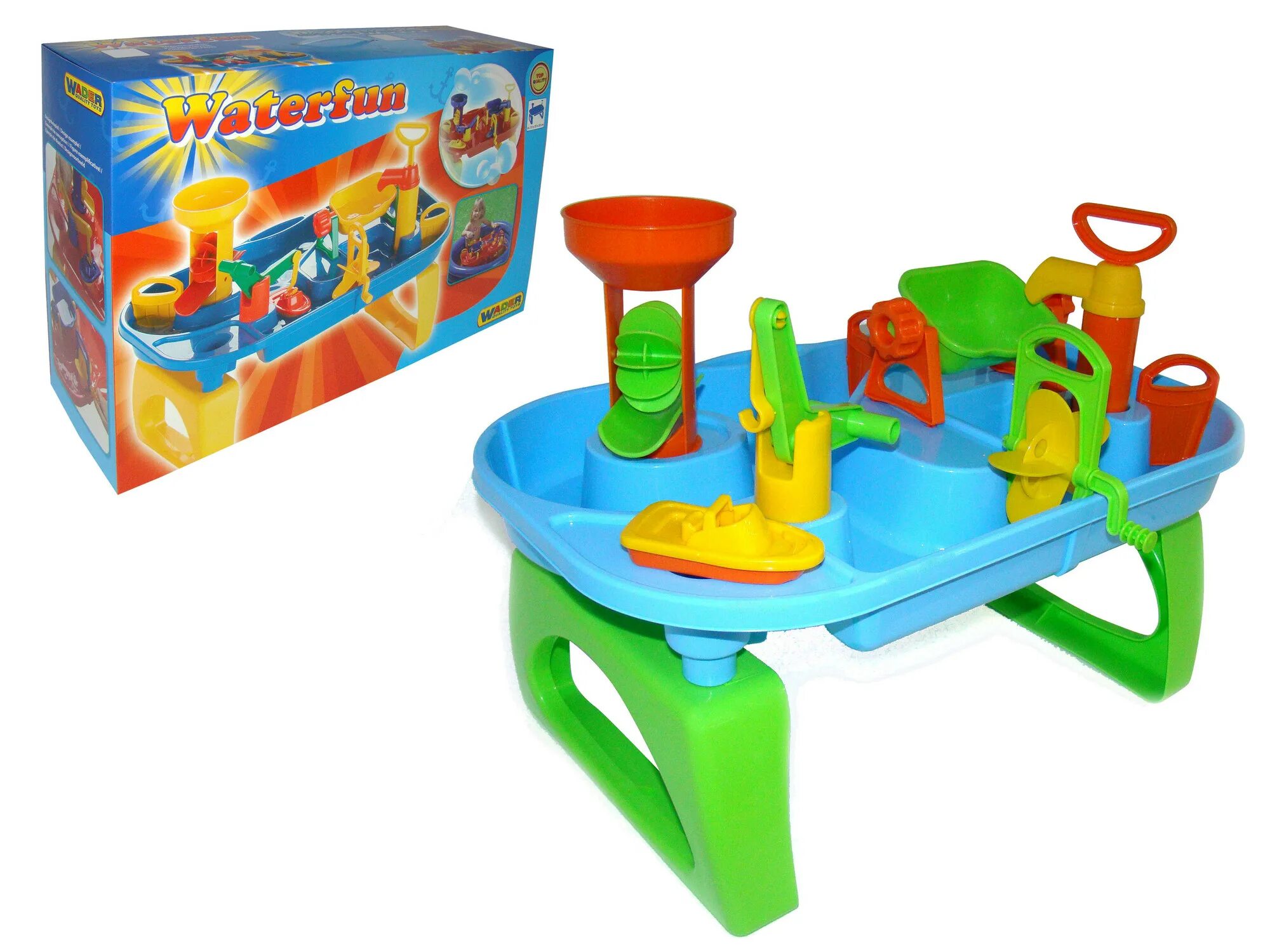 Водный набор 4. Полесье. Водный набор 4. 40909 набор "водный мир №4" (в коробке). Водный набор 4.