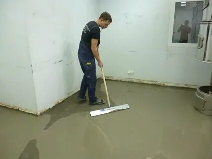Наливной пол на гвл