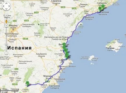 Барселона валенсия как добраться