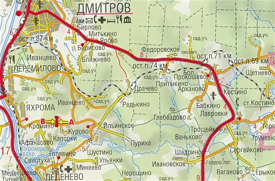 Дмитров Яхрома карта. Город Дмитров Московская область на карте. Дмитров карта города с улицами. Сорочаны на карте Московской области. Расстояние яхрома