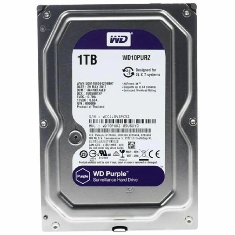 Hdd внутренний 1 тб. Wd purple 1tb [wd10purz]. hdd 10tb wd purple. hdd wd purple 14 тб. western digital 6 tb purple.