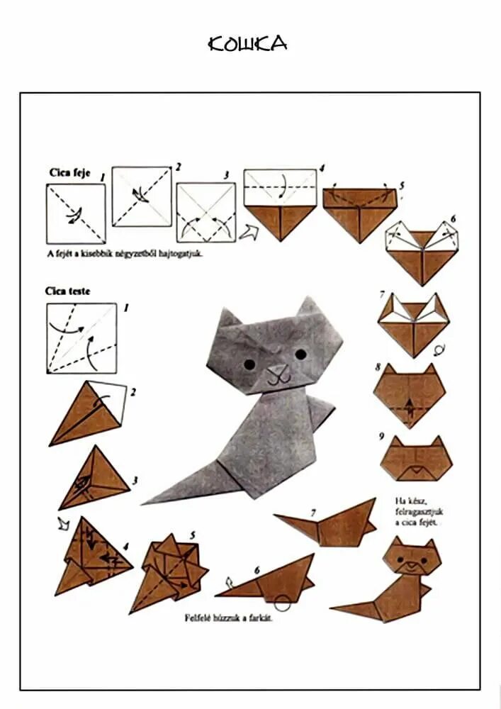 Кошечка из бумаги. Покажи оригами котиков. Поделка котик из бумаги. Оригами кот. Легкие оригами.