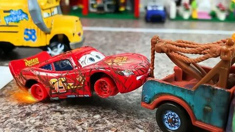 Mcqueen crashes