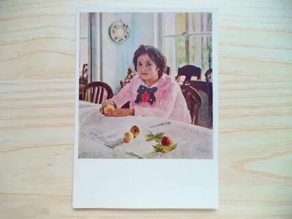 Картину девочка с персиками оригинал