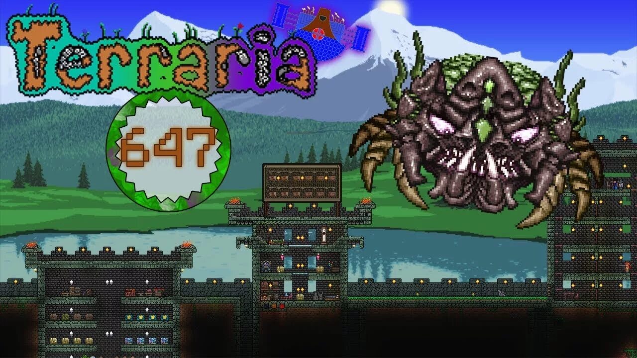 Terraria 1 босс. Террария 1.2 боссы. Террария 1.2 босс Окрам. Секретный босс террария.