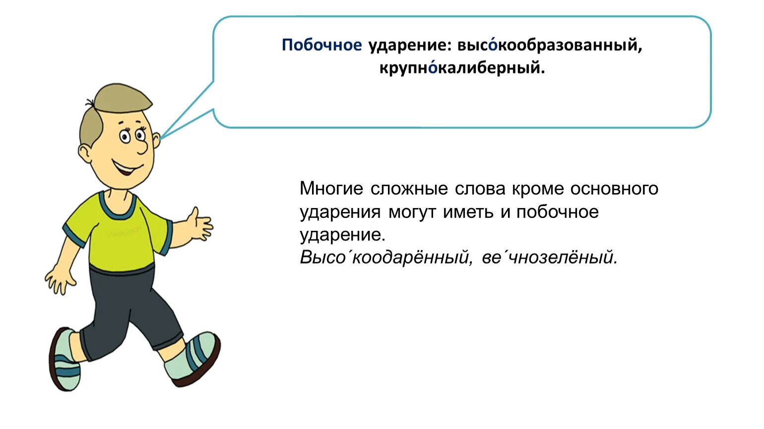 Ударения основные слова. Слова с побочным ударением. Слова с побочным ударением примеры. Побочное ударение это. Основное и побочное ударение.