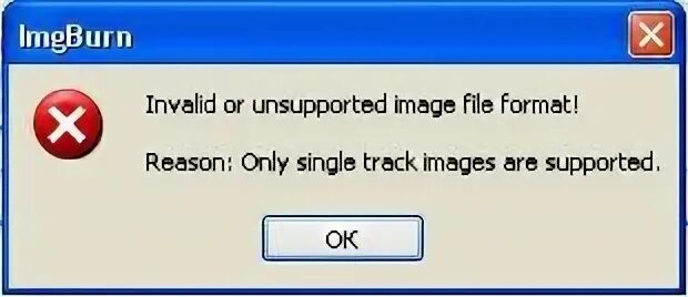 Invalid file extension