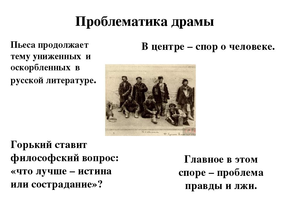 Как изображается место действия пьесы на дне. Проблематика на дне Горький. Проблематика пьесы на дне Горького. Философская проблематика пьесы на дне. Проблемы пьесы на дне.